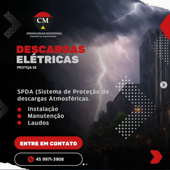 Post: proteção contra descargas elétricas — instalação, manutenção e laudos de SPDA